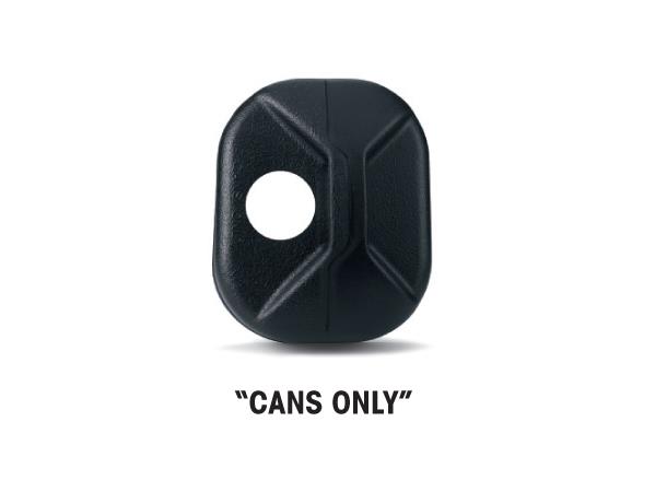 Replacement Top Cover W/ "Cans Only" opening (black) PA3010